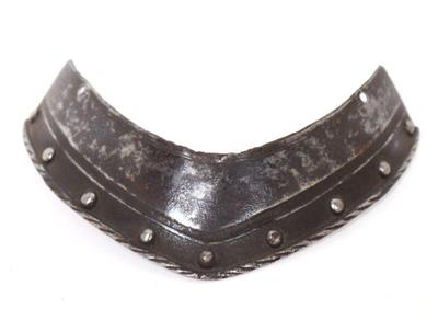 Sale Photo Thumbnail #197: Lot 209 european helm gorget plate 16th c.