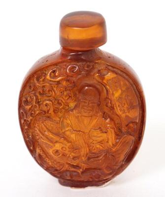 Lot 431 chinese peking glass style snuff bottle