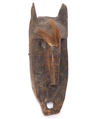 Lot 475 strong old bamana zoomorphic mask mali