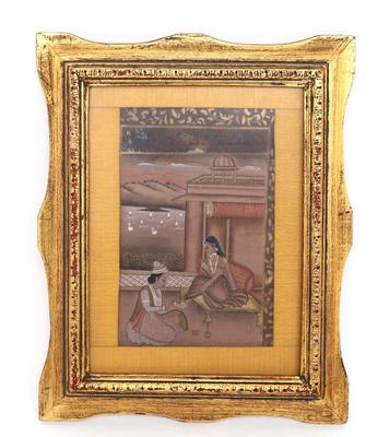 Sale Photo Thumbnail #343: Lot 356 islamic ablution illuminated manuscript painting, 17th c.