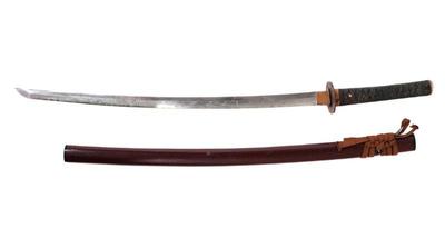 Lot 61 old japanese katana w scabbard