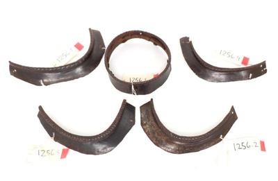 Lot 185 five matching medieval armor elements 16th 17th c.