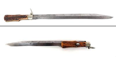 Lot 36 unique german hunting knife circa late 1800s