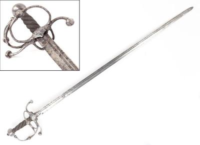 Lot 38 european riding backsword early 17th c.