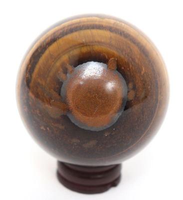 Lot 323 gorgeous tiger s eye polished sphere