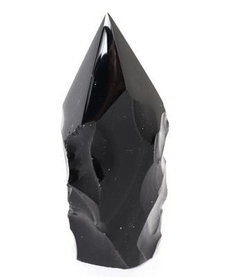 Lot 319 fine obsidian pointed tower section