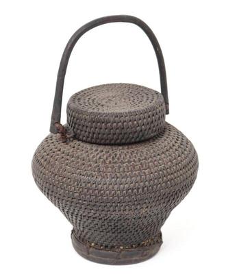 Lot 454 wonderful ifugao hand crafted storage basket