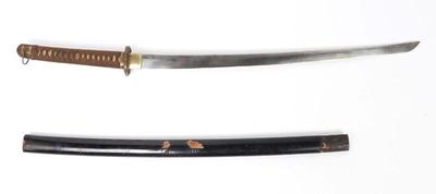 Lot 65 japanese army officers sword w scabbard