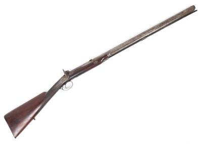 Lot 134 english percussion sporting rifle