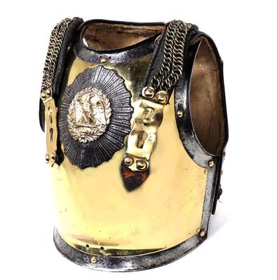 Lot 158 scarce tulancingo cuirassiers armour 19th c. mexico