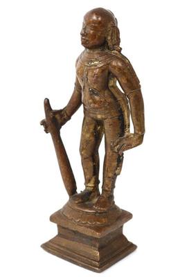 Lot 351 south indian bronze buddha 18th 19th c.