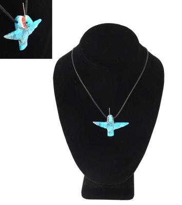 Lot 268 native american hummingbird necklace