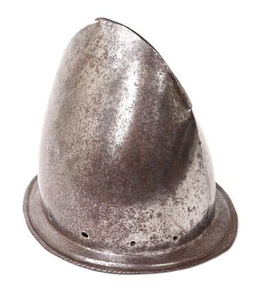 Lot 171 scarce high comb cabasset helmet spanish 16th c.