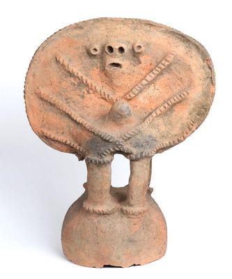 Lot 463 african ceramic funerary marker
