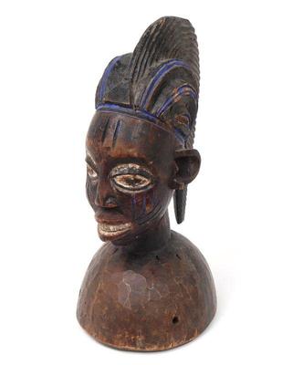 Lot 472 authentic yoruba headdress helmet crest nigeria