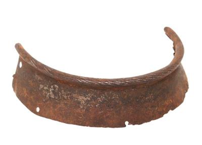 Lot 203 element of medieval armour 16th c. or earlier