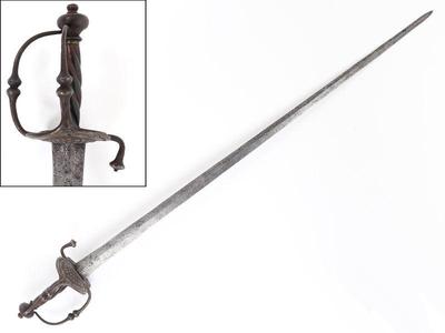 Lot 40 german broadhanger sword 17th century