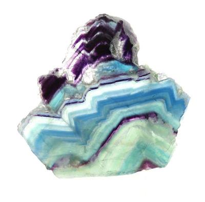 Lot 321 stunning section of rainbow fluorite wstand