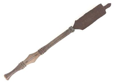 Lot 94 congo long handle ceremonial sword