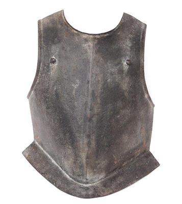 Lot 159 european armour breastplate mid 17th century