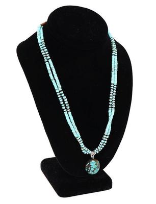 Lot 241 gorgeous native american turquoise necklace