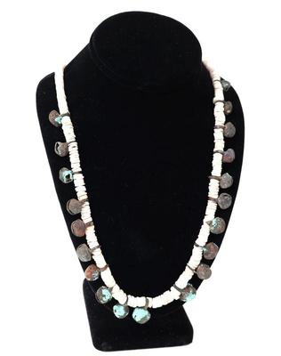Lot 270 shell necklace w brass bells