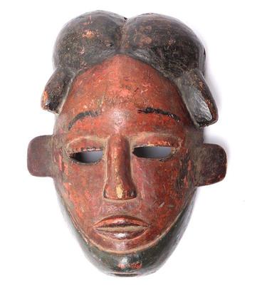 Sale Photo Thumbnail #476: Lot 494 african ibibio painted mask