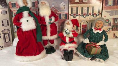 Byers choice carolers santa couples