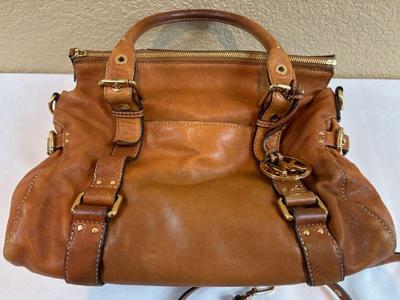 Authentic tan michael kors handbag