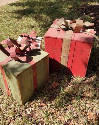 Christmas yard art