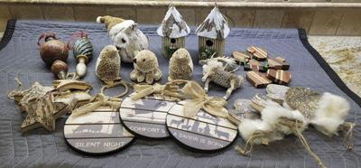 Unique wood christmas ornaments