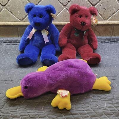 Large beanie babies 3)