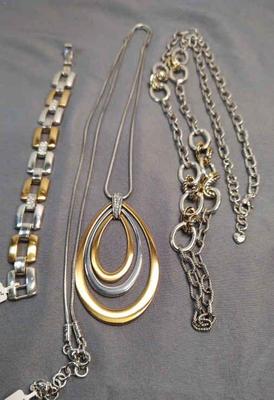 2 brighton necklaces bracelet