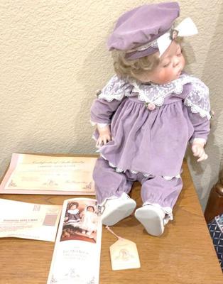 Lee middleton cherish lilac and lace doll