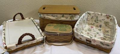 Longaberger botanical fields liner baskets and more