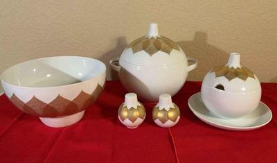 Vintage rosenthal lotus serving dishes