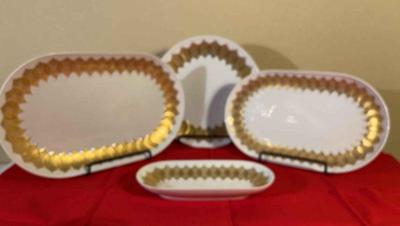 Vintage rosenthal lotus serving platters