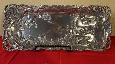 Arthur court aluminum duck serving tray