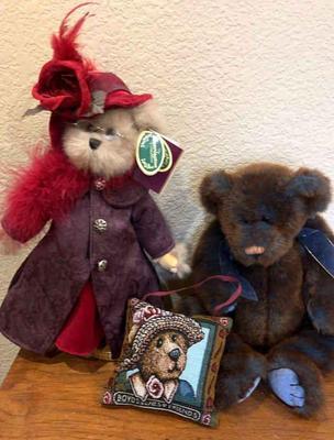 Bearingron and ty collectible bears