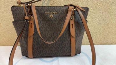 Authentic brown michael kors handbag