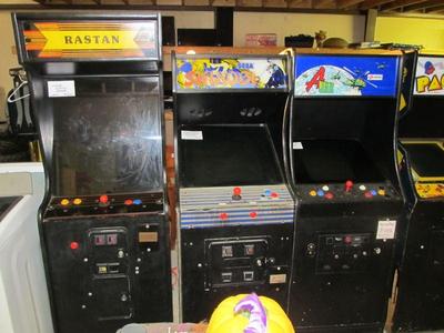 PRE-SALE ITEM: Rastan $500, Shinobi $200, A-Jax $500, Super Pac Man $200, Mappy $200, Ms Pac Man $300