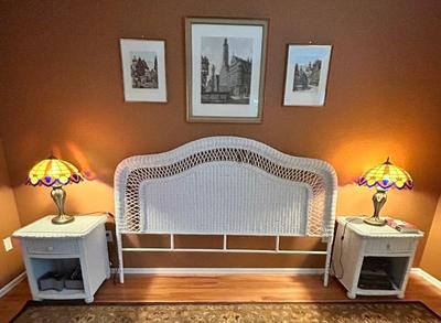 Whicker bedroom set