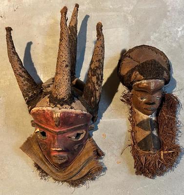 African Ceremonial Head Mask  