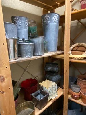 pots of all kinds and vases