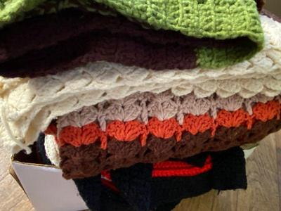 vintage crocheted afghans