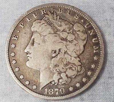 Mb046 1879 morgan silver dollar lot 1)