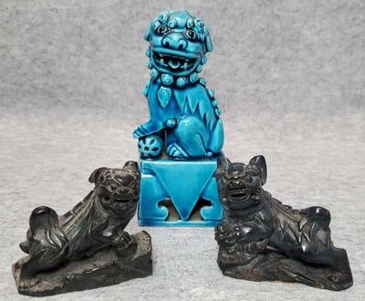 Mb020 japanese foo dog figures