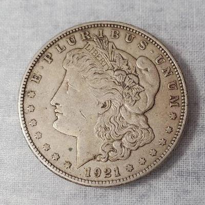 Mb054 1921 morgan silver dollar lot 2)