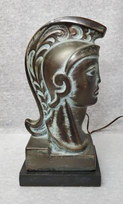 Ng341 vintage ceramic spartan head lamp