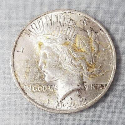 Mb051 1923 peace silver dollar lot 3)